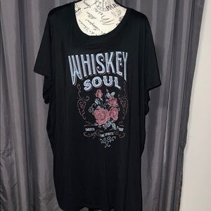 Torrid Graphic T-Shirt with Whiskey Soul Design